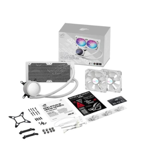 ASUS ROG RYUO III 240 ARGB WHTITE EDITION KIT RAFFREDDAMENTO A LIQUIDO 2 x 12 cm 2.200 rpm